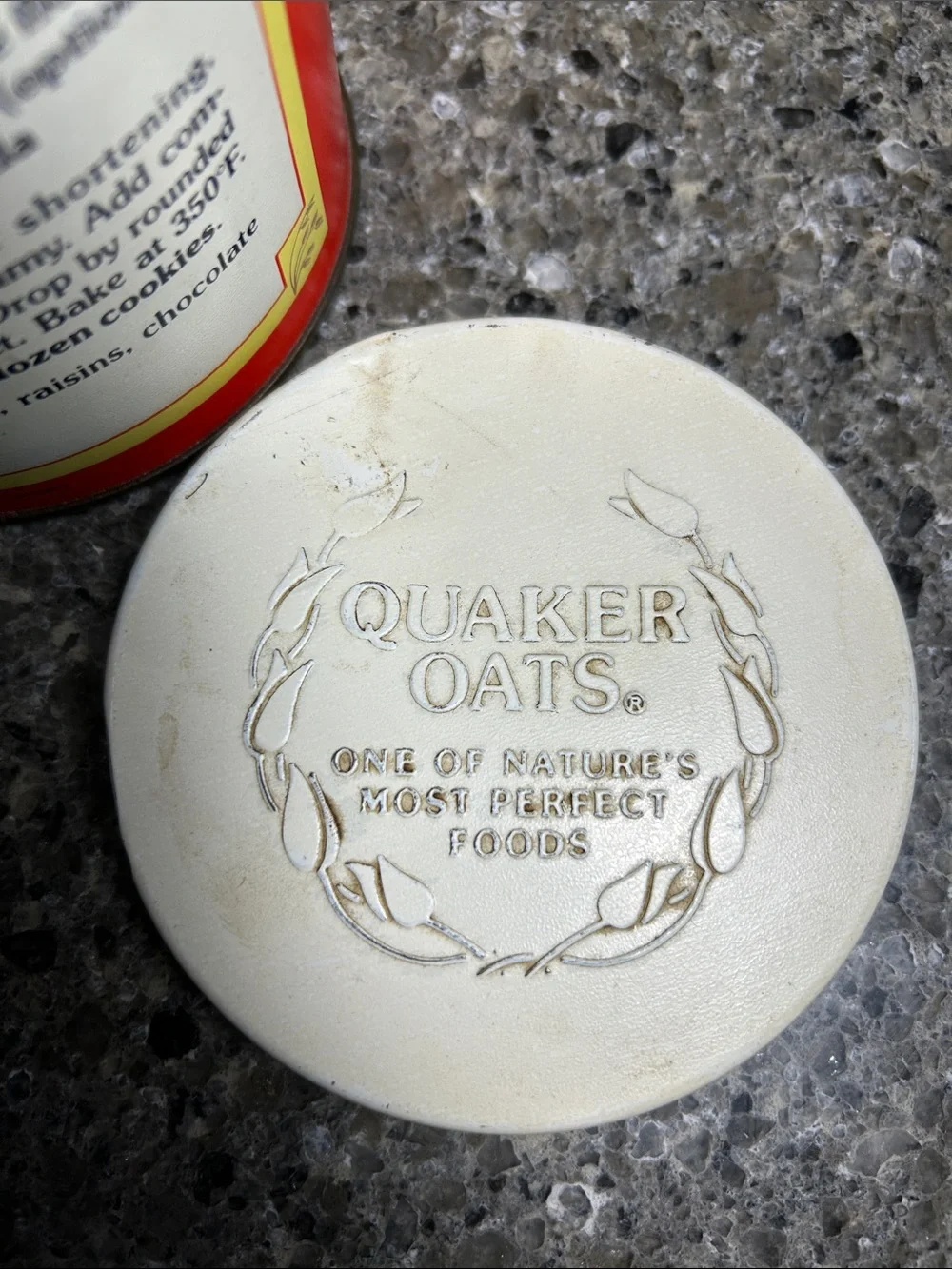 Vintage Quaker Oats tin can 1982 Limited Edition anniversary - Picture 3 of 10